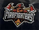 Firefighters Logo Pin