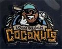 Loco Beach Coconuts Logo Pin